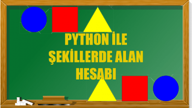 Photo of Python İle Şekillerde Alan Hesabı