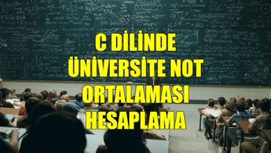 Photo of C ile Üniversite Not Ortalaması Hesaplama