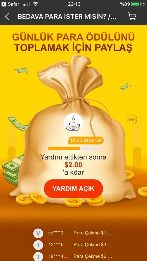 gearbest yardım açık