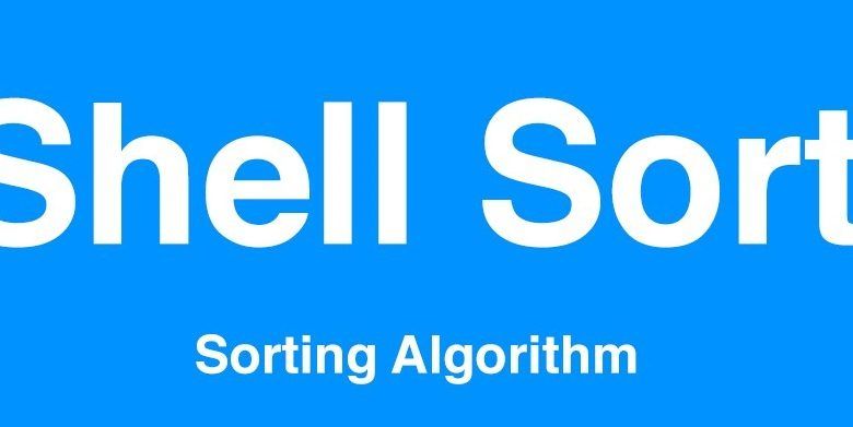 shell sort algoritması