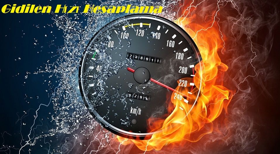 C programlama dilince hız hesaplayan program