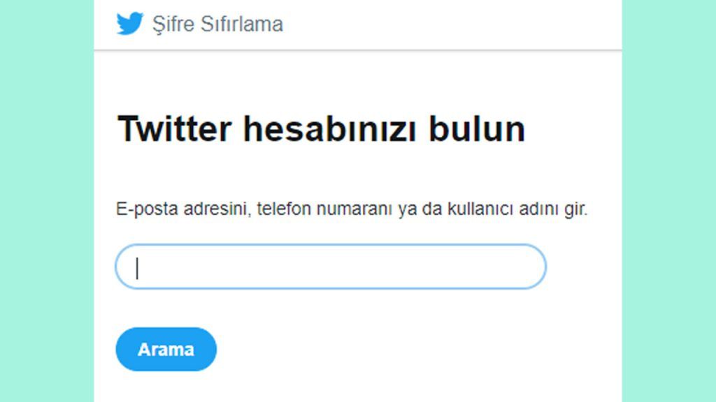 twitterda şifre nasıl değiştirilir