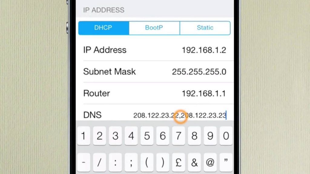 iOS DNS ayarlarını nasıl değiştirilir?