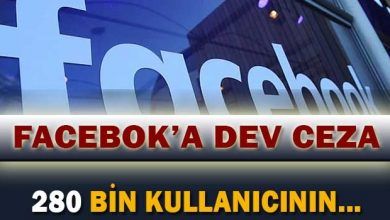 Photo of Türkiye, Facebook’a 1.6 Milyon TL Ceza Verdi