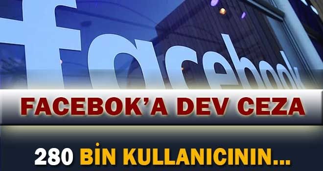 Facebook veri ihlalinden ceza aldı.