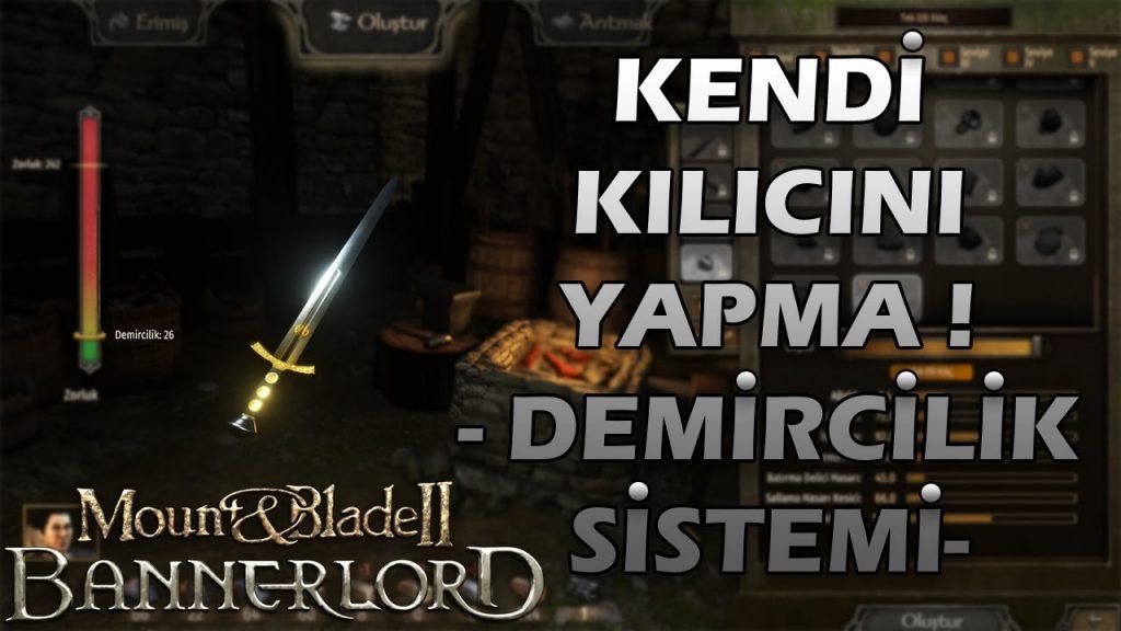 Bannerlord demircilik nasıl yapılır