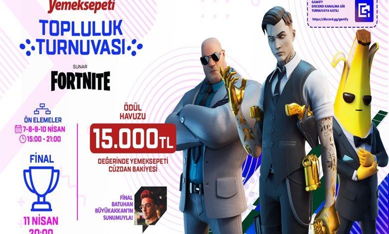 yemeksepeti fortnite turnuvası