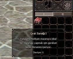 Metin2 level sandıkları