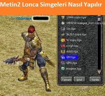 Metin2 lonca simgesi yapma