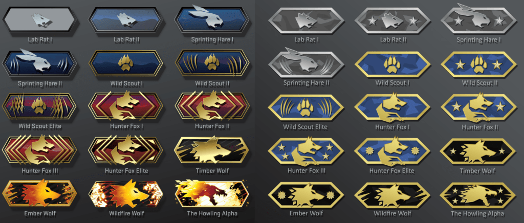 csgo danger zone ranks