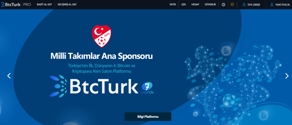 BtcTurk pro hesap açma