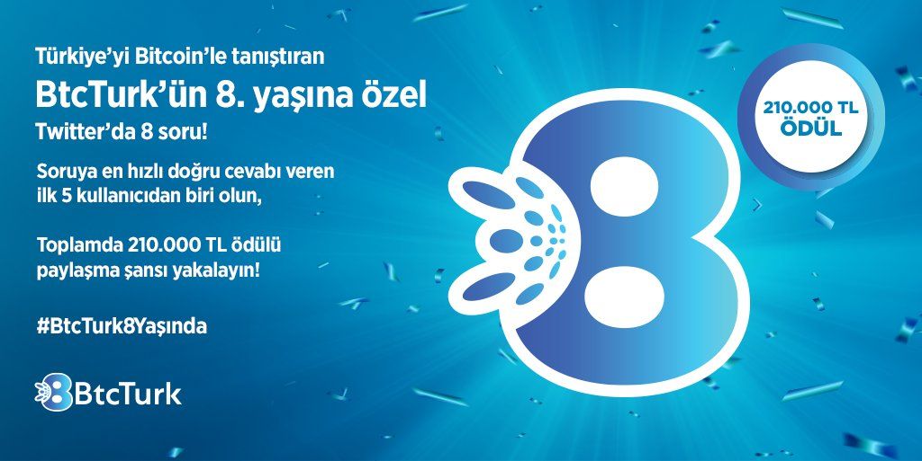 btcturk 8. yıl yarışması