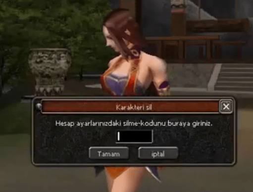 Metin2 karakter silme kodu nasıl kullanılır